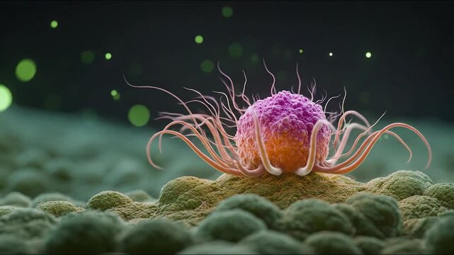 cancer invade normal human cells
