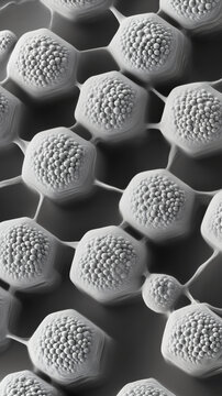 Scanning Tunneling Microscopy Relief of Nanoparticle Superlattice