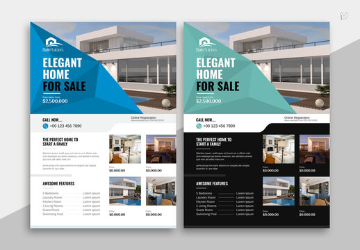 Real Estate Flyer Layout