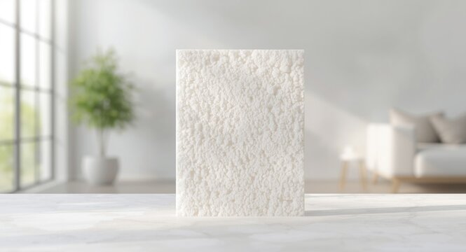 Bright white panel with intricate glass wool batt insulation weave
