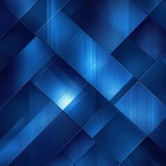 abstract layered blue geometric tiles with metallic textures and cool luminous highlights, modern sleek calm mood