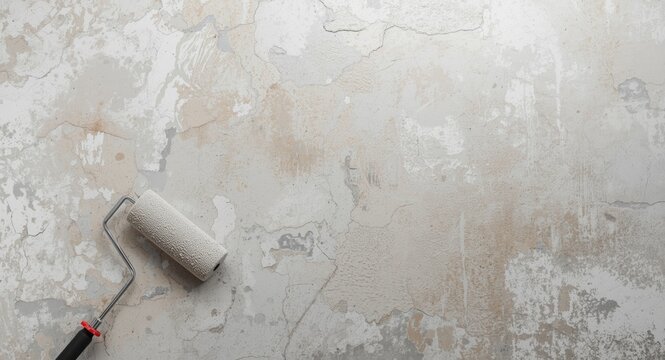 Concrete surface priming strategies with roller for enhanced flooring restoration
