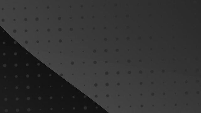 Abstract black and gray gradient background with dots and a dark diagonal