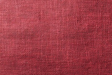 Fototapeta premium texture of a red canvas fabric with soft, natural hues and subtle grain patterns. illustration for fashion or home decor materials