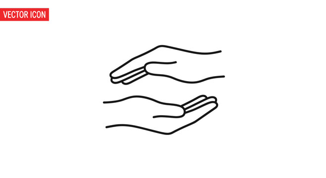 Two hands with palms up gesture.