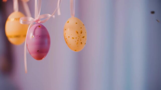 hanging easter eggs