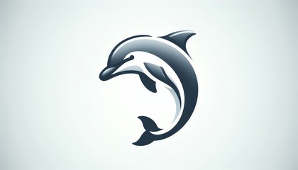 Fototapeta premium vector illustration of a dolphin