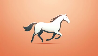 Obraz premium horse vector illustration