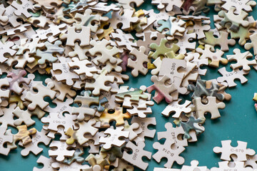 Colorful jigsaw puzzle