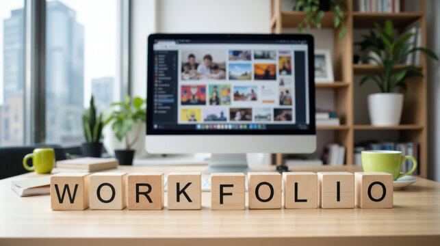 Workfolio profile for job search and personal portfolio presentation, showing career showcase, skill proof, project collection and applicant visibility for hiring and freelance work