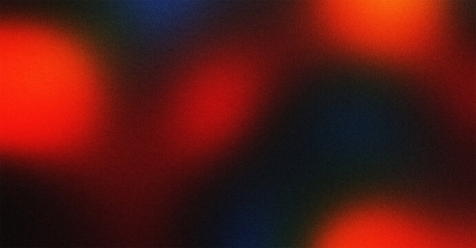Blurred red orange and blue abstract background