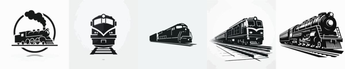 Vector silhouette of train © FirdianKrisna