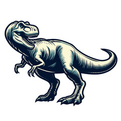 T-rex vector and illustration. © Spacecat