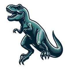 T-rex vector and illustration. © Spacecat