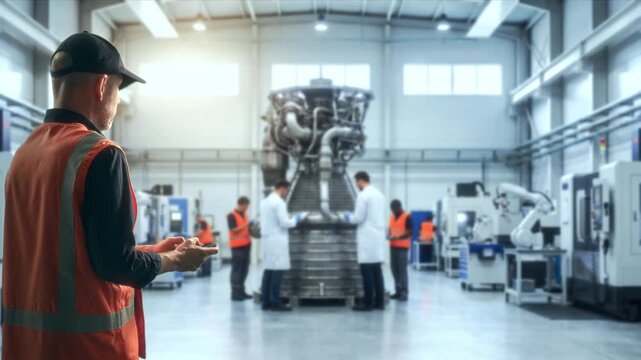 Technicians And Engineers Collaborate To Ensure System Integrity Before Prototype Launch Testing Begins