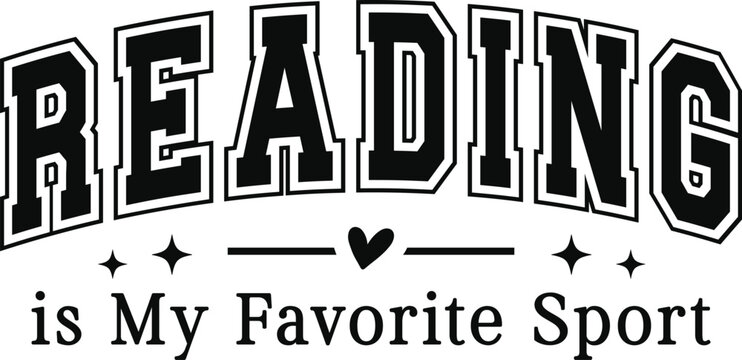 reading is my favorite sport svg, reading is my favorite sport png, book lover svg, funny book lover svg, book nerd svg, bookworm svg, bibliophile svg, funny reading quote svg, reader quote svg, readi