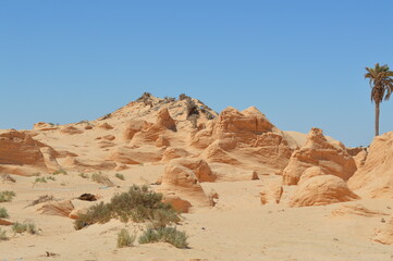 Tunisia,dune pietrificate