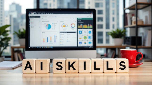 Machine learning and AI skills for workforce training, automation adoption and practical artificial intelligence use in business operations, employee development and future job readiness