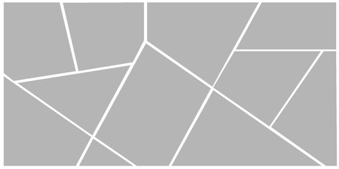 Frame collage. Storyboard layout panel or speech buble for manga episode