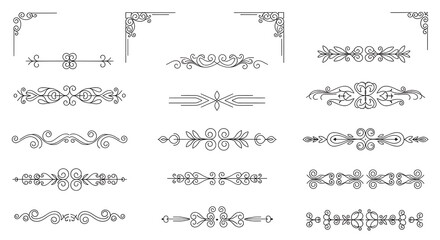 Elegant decorative elements