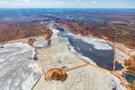Aerial view of Mount Isa