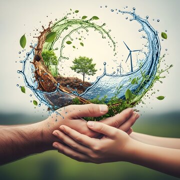 World water day unity with nature awareness campaign for conservation and sustainability