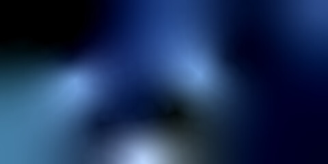 Obraz premium Smooth blurry blue and black mesh gradient for wallpaper and design