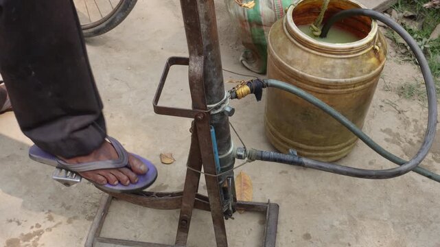 Manual Foot Pump for Water Extraction
