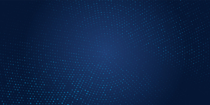 Abstract background blue pixels and circles. Dotted mosaic radial design. Vector Illustration. Eps10.