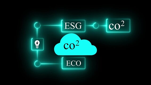 Business innovator launching green technology solution using digital energy icons ,carbon reduction symbols. sustainable innovation, clean electricity, ESG transformation, future environmental