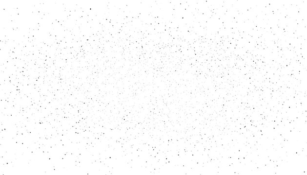 Realistic night sky filled with countless sharp pinprick stars vector background. Random distribution of tiny pure white dots against a solid black. 