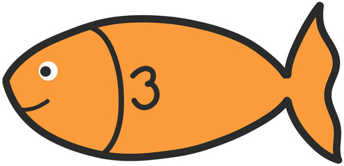 귀여운 물고기 캐릭터