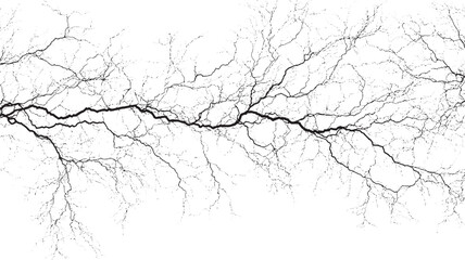 Obraz premium Complex realistic lightning storm web vector background.