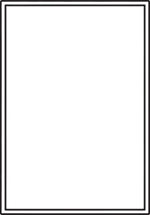 Bathroom Mirror Black and White Line Art Vector Illustration