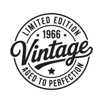 Vintage limited edition badge commemorating the year nineteen sixty six