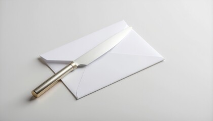 封筒とペーパーナイフ