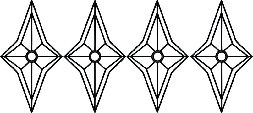Geometric pattern with diamond shapes and lines