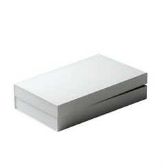 Naklejka premium A white rectangular object with a vent on the side