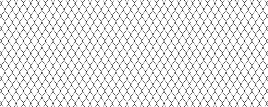 black wire mesh isolated on white background, barrier net, wire net metal wall, barbed wire fence, black grid for backdrop