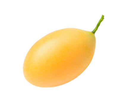 Marian plum or Maprang isolated on white