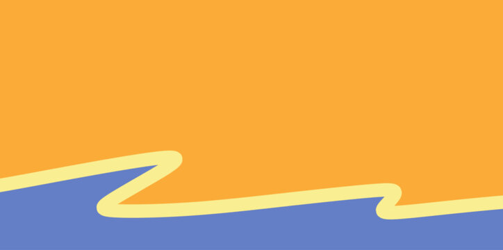 Zigzag Abstract Line Modern Pattern. Dynamic illustration vector background with zigzag flowing lines in blue and orange, creating energetic modern abstract composition with bold visual movement