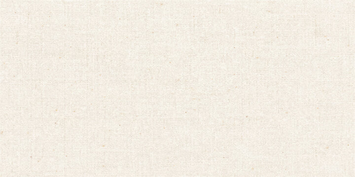 Vintage old paper and white canvas texture with a beige grunge pattern on a blank weathered surface creates a rough linen backdrop for a light grey textile design
