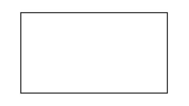 Empty white rectangle with black border, blank square template for text or image, simple graphic design element on white background, copy space, text area