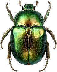 Emerald Jewel Beetle: A mesmerizing close-up of a stunning jewel beetle, showcasing its iridescent, metallic green exoskeleton with intricate details. A true marvel of nature's artistry.