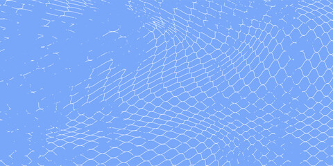 for fishing nets. Seamless pattern for sportswear or soccer goals, volleyball nets, basketball hoops. Modern grunge fishing nets. © Selviana