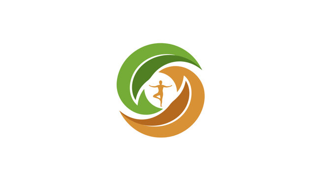 Green and orange Christian symbol logo.