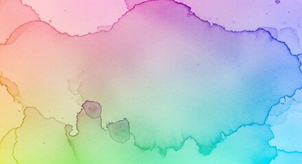 Obraz premium Vibrant Watercolor Wash Background with Smooth Color Transitions.