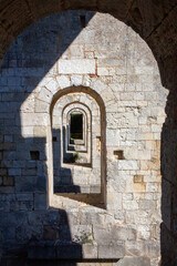 Fototapeta premium Architectural details - Citadel of Château-d'Oléron - Isle of Oléron - Oléron Island - Charente-Maritime - Nouvelle-Aquitaine - France
