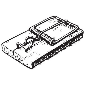 Mouse Trap Illustration Off Grid Survival Rodent Trap Primitive Hunting Tool