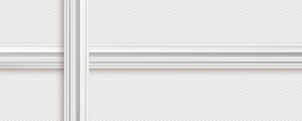 Classic Decorative Wall and Ceiling Molding Set – Elegant Crown Molding, Baseboard, and Architectural Trim Vector Collection © gzba